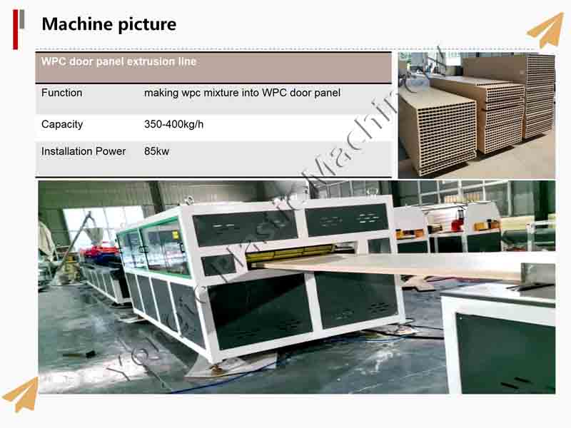 Yongte WPC Door Panel Productio Equipment: Auxilio nova Fossa Environmentally Friendly Homes
