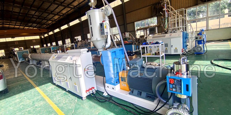Yongte 75-250mm pe pipe productio linea erit probata et inspici a fine Martii MMXXV