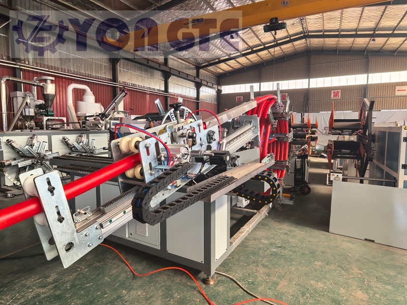 Yongte Plastics Machinery's Self-Developed Winding Machine Solves the winding Dilemma for Large-diameter PE Pipes
