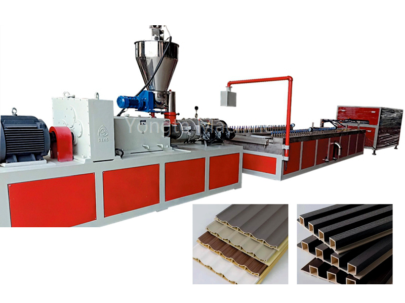PVC W. Wall panel productio apparatu