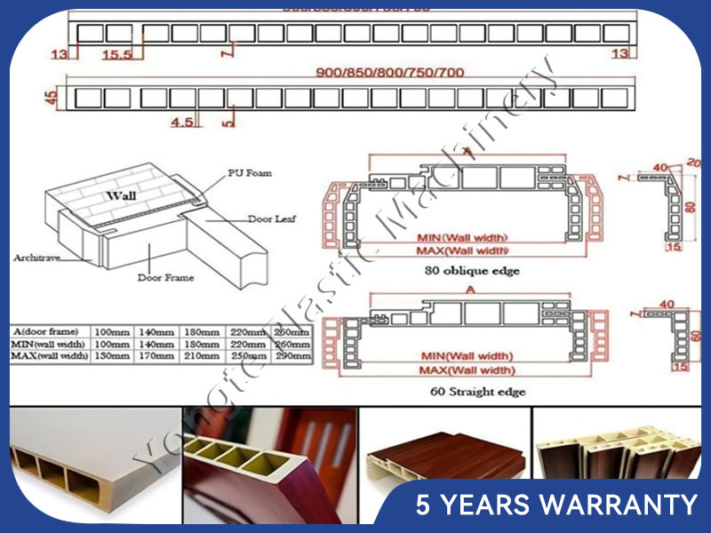 Wood Plastic Door Frame Production Line