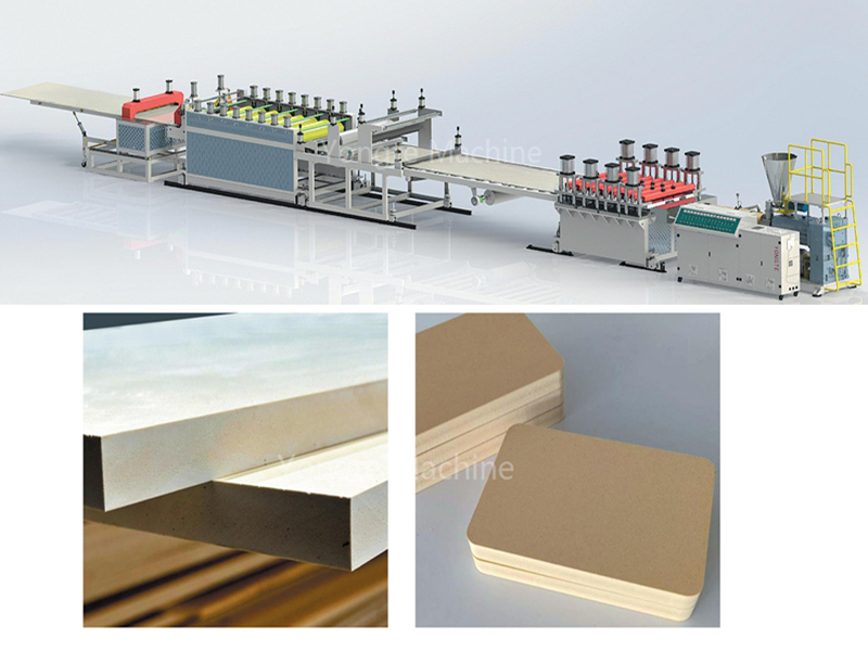 Lignum plastic supellectilem tabula productionem linea