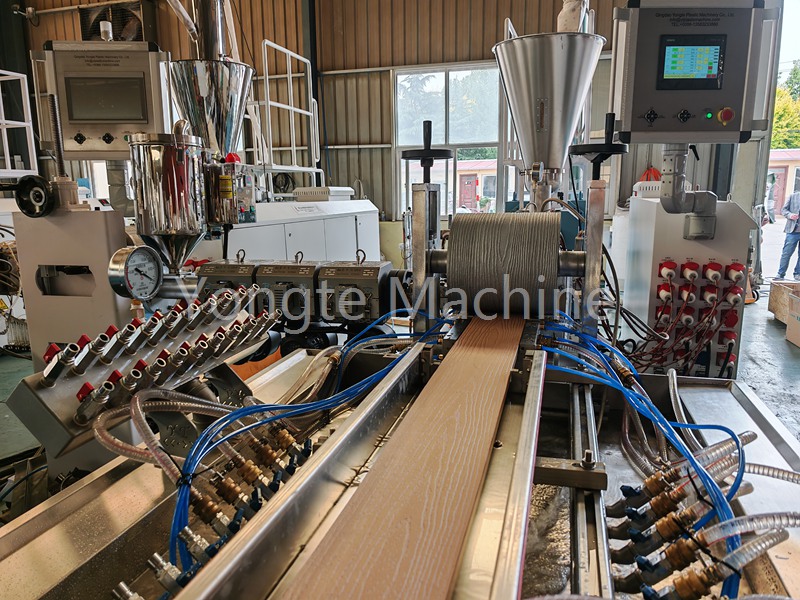 Wood Wood plastic Compositionem WPC extrusionem machina