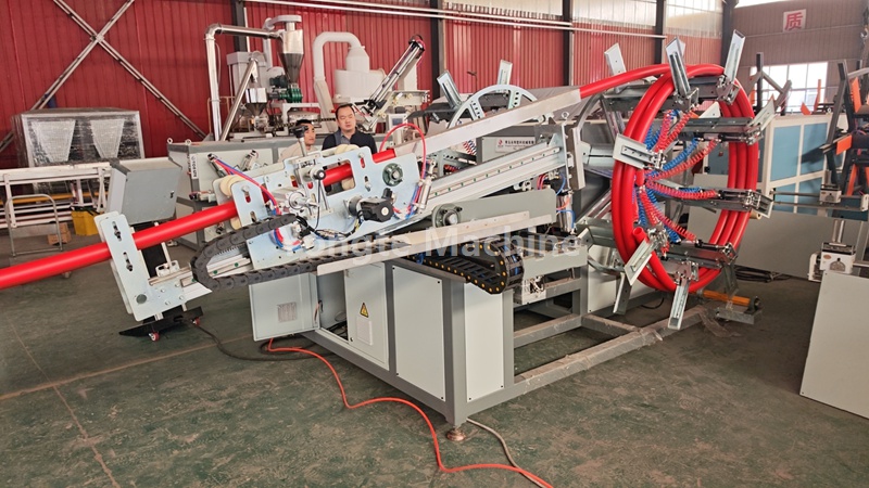 Yongte 63mm Duplex statione HDPE Pipe Auto Winder transiit omnem perficientur probat