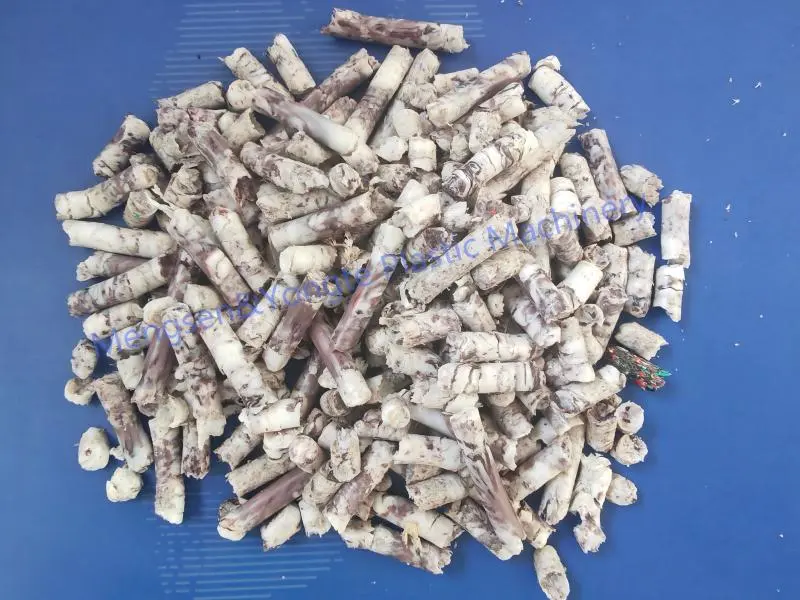 500kg / h Plastic Film Redivivus Pellet Machina in African Customer