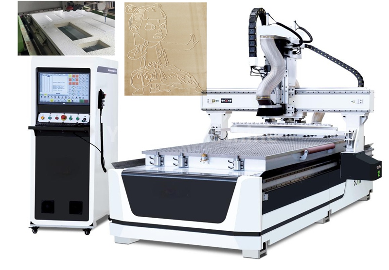 wpc door engraving machine