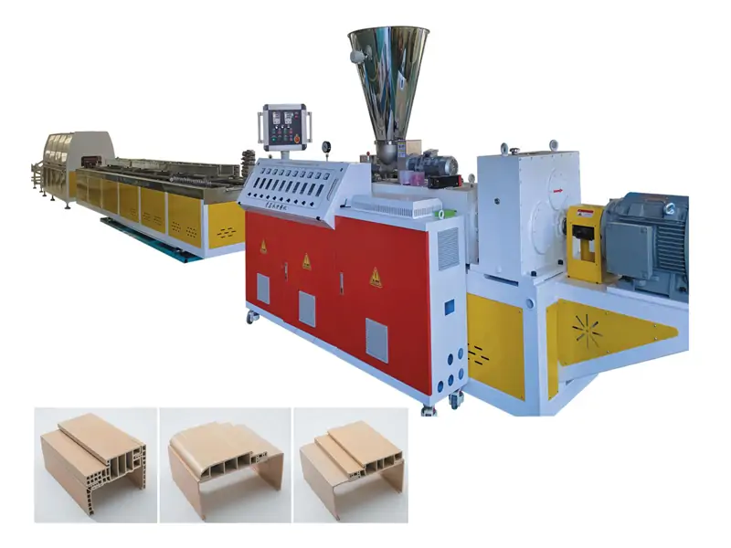 high capacity WPC door frame extruder