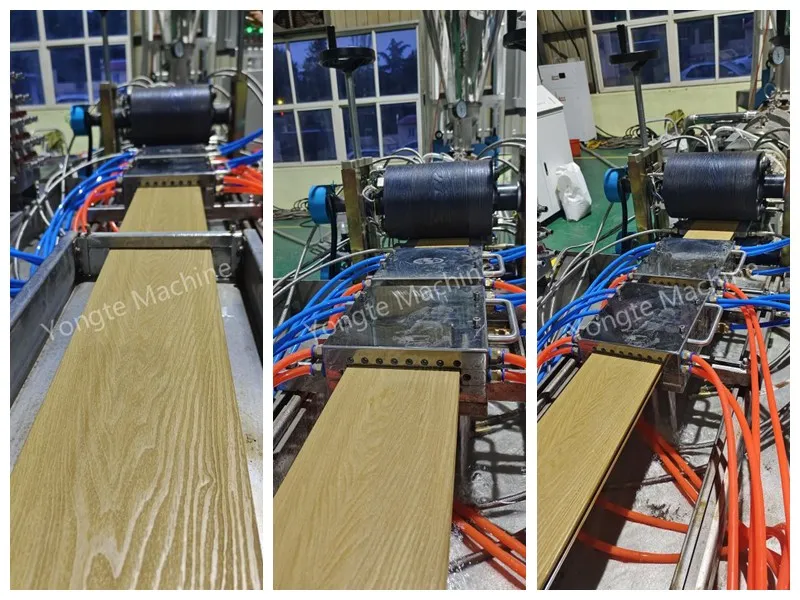 Unum gradum WPC caelata Decking productio linea