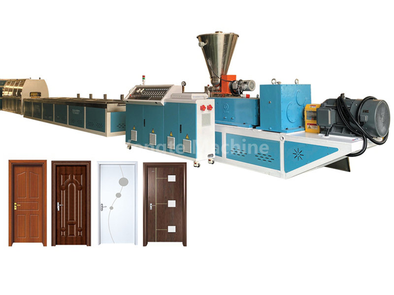Lignum plastic compositum ostium machina