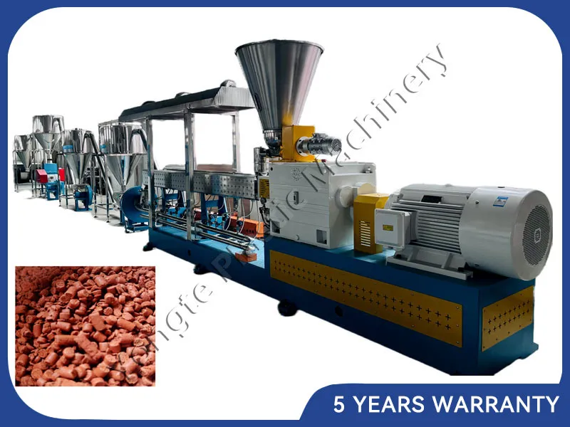 Lignum plastic compositum WPC Pelletizing apparatus apparatus